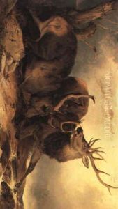 The Combat by Richard Ansdell