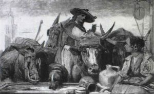 Indian Muleteers by Richard Ansdell
