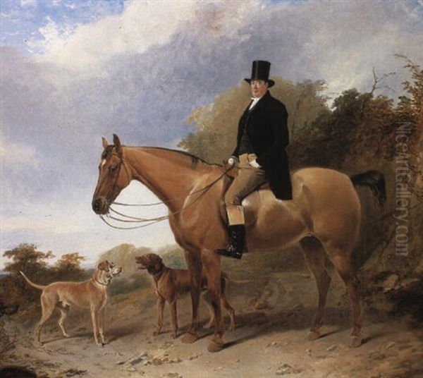 Edward Gibbon Of Everton, Near Liverpool, On His Road Hunter - view 1