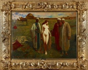 Le Marche Aux Esclaves by Eduard Ansen-Hofmann