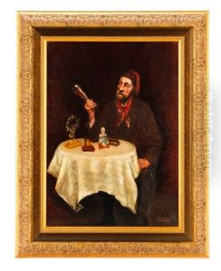 Man With Glass by Eduard Ansen-Hofmann