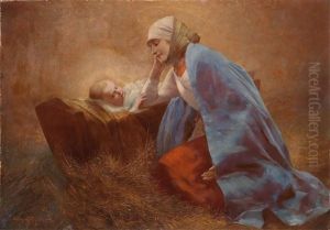 Maria Mit Dem Jesusknaben by Eduard Ansen-Hofmann
