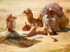 Esclaves Et Leurs Marchands Dans Le Desert