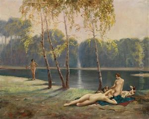 Ruhende Amazonen by Eduard Ansen-Hofmann