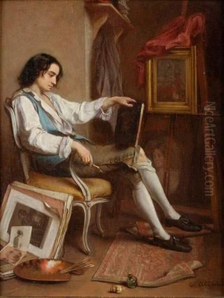 Le Jeune Dessinateur
Toile - view 1