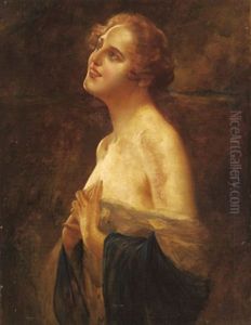 Frauenportrait by Eugene Ansen-Hofmann