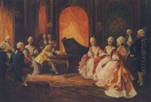 Konzert Im Salon by Eugene Ansen-Hofmann