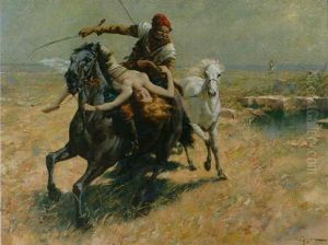Die Entfuhrung by Eugene Ansen-Hofmann