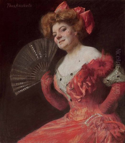 A Study In Scarlet: Portrait Of Katherine Rice - view 1