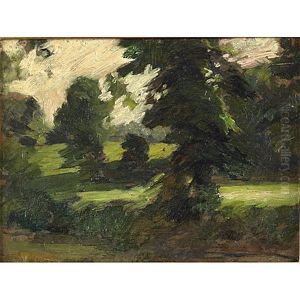 Untitled (landscape With Large Dark Trees)(+ 3 Others; 4 Works) Untitled (landscape With Large Dark Trees)(+ 3 Others; 4 Works)