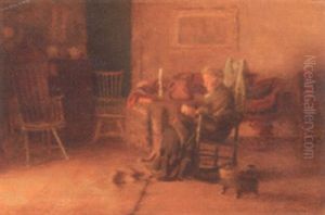 Sewing By The Hearth