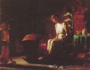 Interior, Mother With Cradle