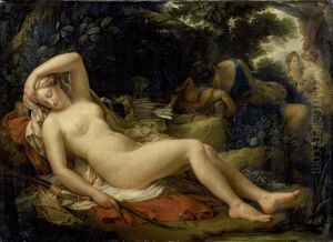 Diane Endormie by Antoine Jean Joseph Ansiaux