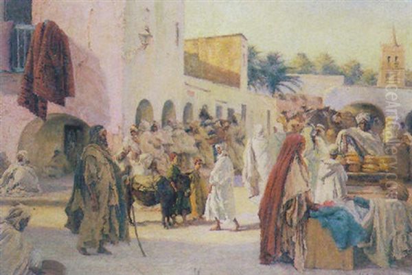 Scene De Marche En Afrique Du Nord - view 1