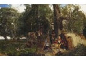 Thinking Of The Future, An Irish Scene by Henry Mark Anthony