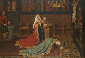 Sainte Elisabeth De Hongrie by Jean-Baptiste Anthony