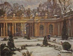Friedrich Ii. Vor Schloss Sanssouci