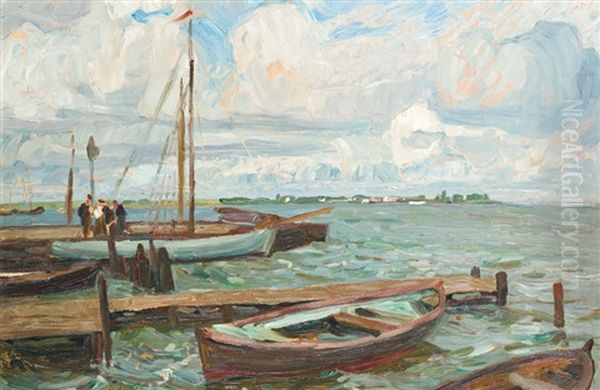 Ruderboote Am Ufer - view 1