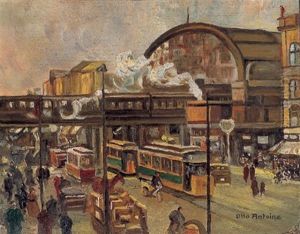 Bahnhof Friedrichstrase by Otto Antoine