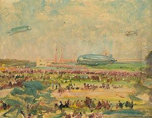 Zeppelin Auf Dem Tempelhoferfeld Zeppelin Auf Dem Tempelhoferfeld