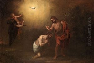Bautismo De Cristo by Francisco Antolinez Y Ochoa