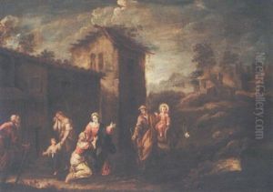 The Departure Of The Flight Into Egypt by Francisco Antolinez Y Ochoa