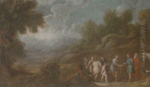 Joseph Being Sold Into Slavery By His Brothers by Francisco Antolinez Y Ochoa