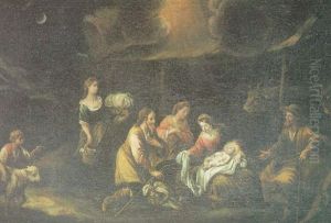 La Adoracion De Los Pastores by Francisco Antolinez Y Ochoa