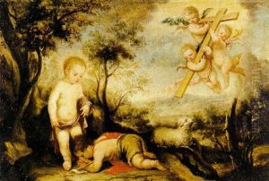 Asunto Mistico Con El Nino Jesus Y San Juanito