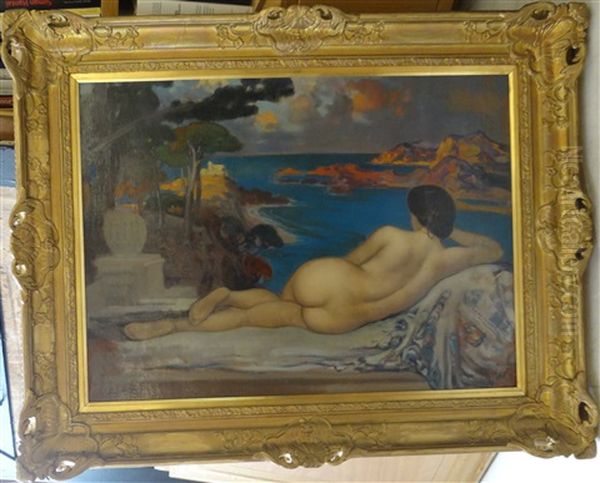 Nu Allonge Devant La Mer - view 1