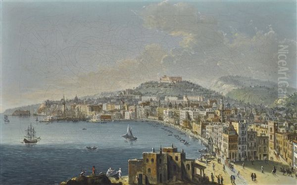 View Of Naples Looking North Towards The Castel Sant'elmo - view 1