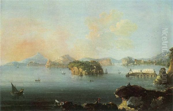 Napoli, Veduta Dalla Punta Di Posillipo Del Lazzaretto, Nissita, Pozzuolo, Baja, Capomiseno, Procida Ed Ischia - view 1