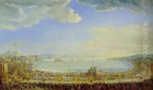 Napoli: La Processione Reale Alla Riviera Di Chiaia Per La Festa Di Piedigrotta