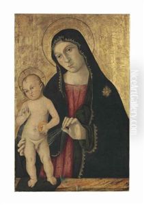 The Madonna And Child by Romano Antoniazzo