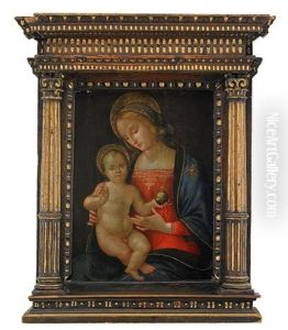 Madonnan Och Barnet by Antonio Massari da Viterbo