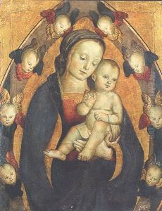 Madonna Col Bimbo E Gloria De Serafini by Antonio Massari da Viterbo