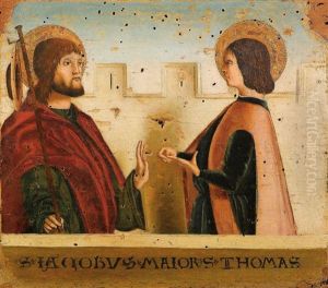 Die Heiligen Jakobus Major Und Thomas by Salvo d' Antonio