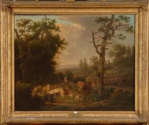 Le Repos Du Troupeau by Henri-Joseph Antonissen