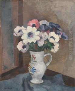 Nature Morte Au Bouquet by Louis Robert Antral