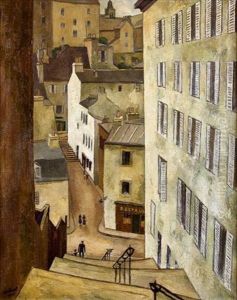 Escaliers Dans La Ville by Louis Robert Antral
