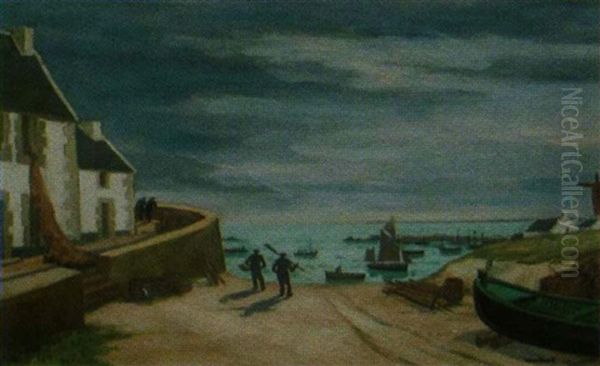Le Port Du Loch Pres D'audierne - view 1