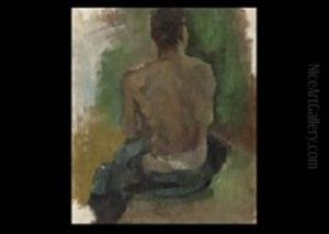 Sitting Boy by Kumaji Aoyama