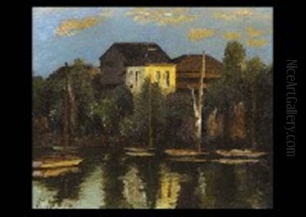 Landscape With Sailboat - view 1