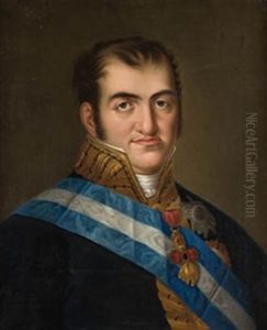Retrato De Fernando Vii by Jose (Inglada) Aparicio