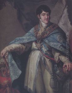 Ferdinand Vii, King Of Spain by Jose (Inglada) Aparicio