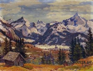 Valley Mountains by Jekabs Apinis