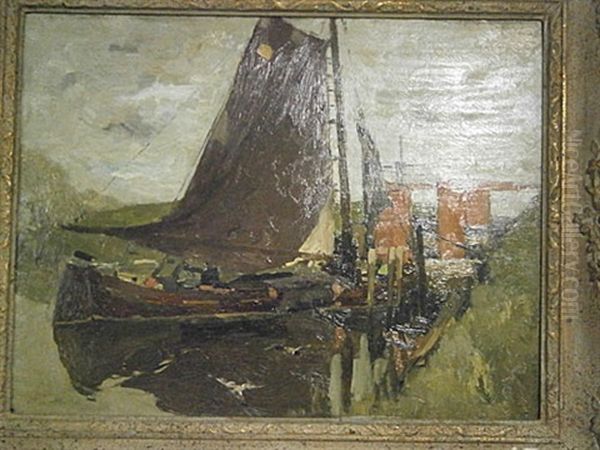Zeilboot Bij Een Sluis - view 1