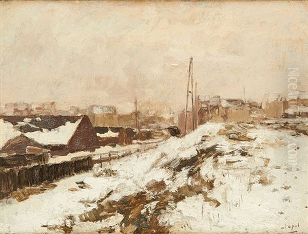 Banlieue Sous La Neige - view 1
