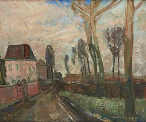 Le Long Du Canal by Armand Adrien Marie Apol