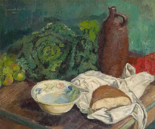 Composition Au Pain Et Au Chou Vert - view 1